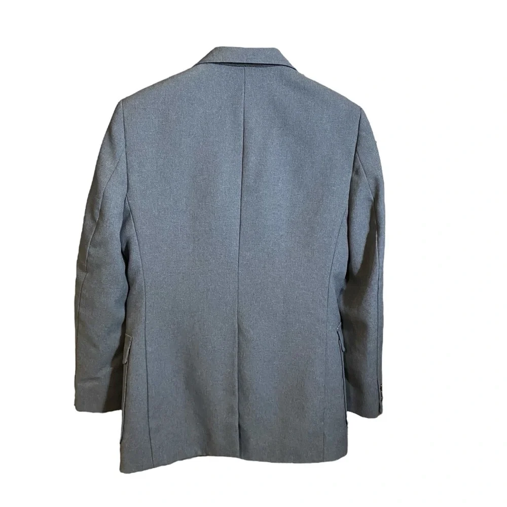 VGT Haggar Men's Blazer Jacket Sport Suit Front Buttons/Pockets Grey 40